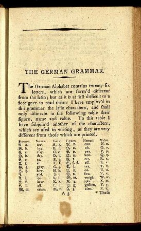 The german grammar.