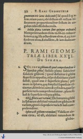 Liber XXVI. De Sphæra