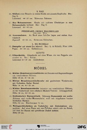 Möbel (Nr. 41-81)