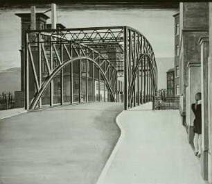 Brücke mit aufgehender Sonne
