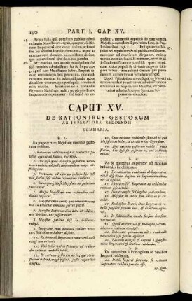 Caput XV. De Rationibus Gestorum Ab Imperatore Reddendis.