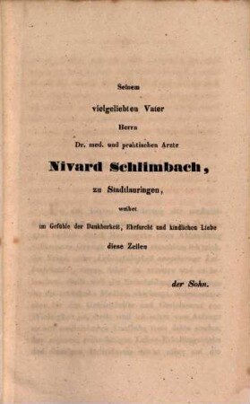 Inaugural-Abhandlung über die Lebensfähigkeit neugeborner Leibesfrüchte : vom geburtshilflichen und gerichtlich-medicinischen Standpunkte aus