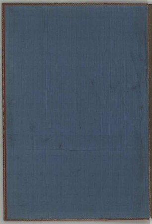 LES PRINCIPES DE L' ARCHITECTURE. : Buchdeckel, um 1750. Gold/Maroquin/Textil. 47,5 x 32,4 cm.