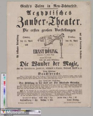 Aegyptisches Zauber-Theater