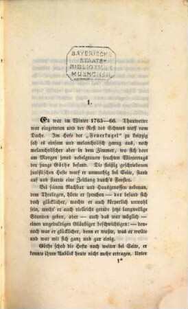 Goethe's Studentenjahre : novellistische Schilderungen aus dem Leben des Dichters. 1