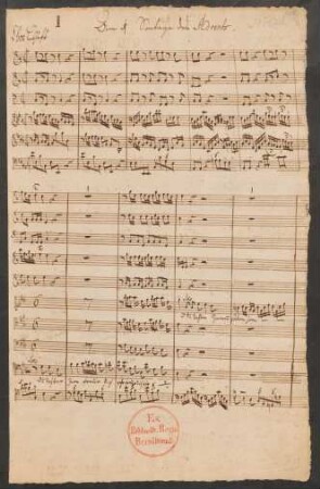 Du Tochter Zion freue dich sehr; V (4), Coro, orch, timp; Es-Dur