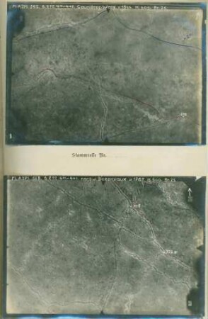 Fotos der Gelände um den Caurieres-Wald und nordwestlich von Bezonvaux (Luftbilder)