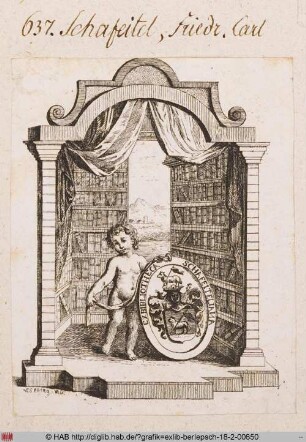 Exlibris des Friedrich Karl Schafeitel