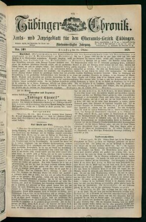 28. Oktober (Nro. 240) - 31. Oktober (Nro. 243)