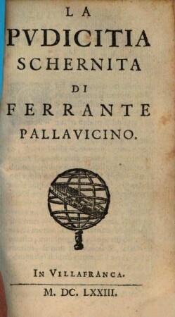 La pudicitia schernita di Ferrante Pallavicino