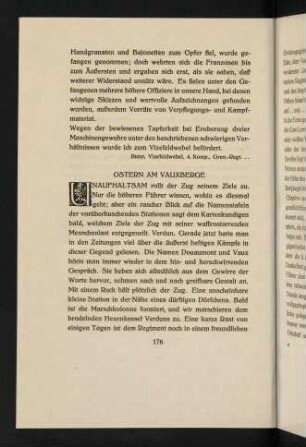 176-197, Ostern am Vauxberge - Hoch Klingt das Lied vom Braven Mann