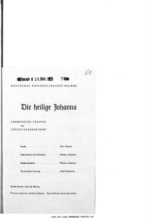 Die heilige Johanna