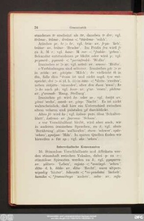 Intervokalische Konsonanten
