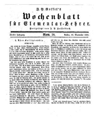 Über Kalligraphie : Schluß