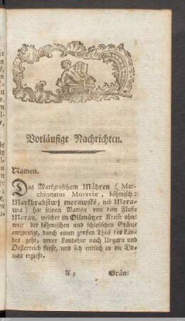 Vorläufige Nachrichten.