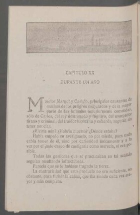 Capítulo XX - Durante un año