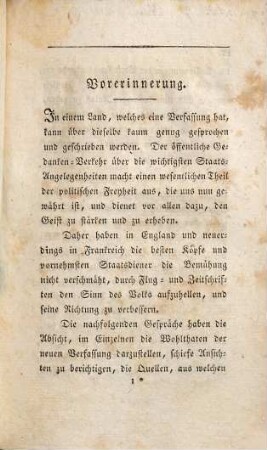 Gespräche über die Verfassungs-Urkunde des Königreichs Baiern, 1