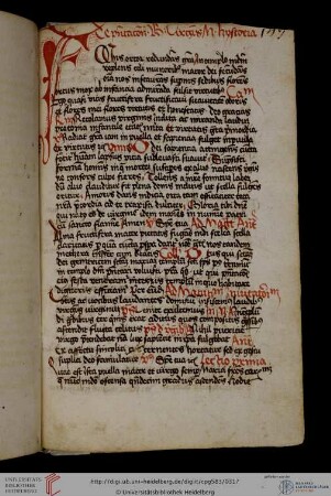 De praesentatione beatae virginis Mariae. Hystoria