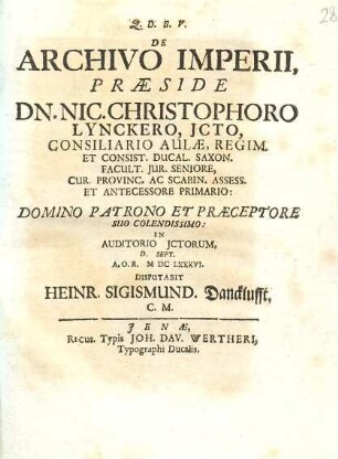 De Archivo Imperii