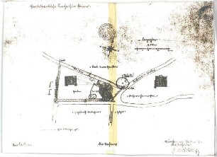 Gsaenger, Gustav; Prien / Chiemsee (Bayern); Ev. Kirche - Bestandsblatt (Lageplan)