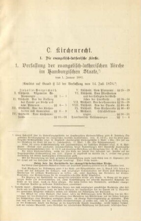 C. Kirchenrecht