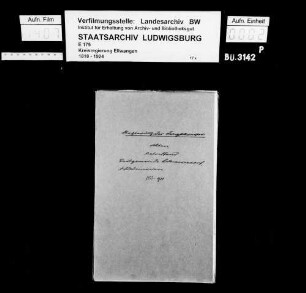 Schuldenwesen der Teilgemeinden Schweindorf und Mörtingen, Gesamtgemeinde Schweindorf