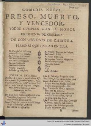 Preso, Muerto, Y Vencedor.