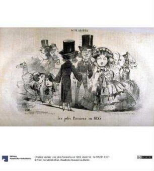Les jolis Parisiens en 1853
