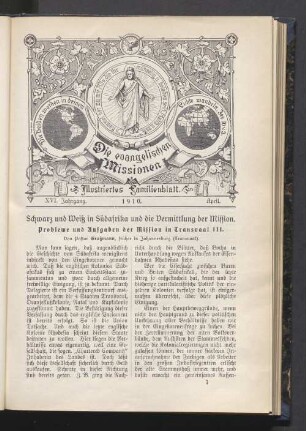 XVI. Jahrgang. 1910. April