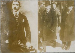 Der deutsche Marine-Attachés Boy-Ed und der deutsche Militär-Attachés Franz von Papen aus Washington, die auf Wunsch der amerikanischen Regierung abberufen wurden