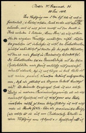 Bericht des ersten Sekretars an das General-Sekretariat