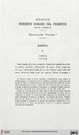 7: Nuove iscrizioni romane del Piemonte inedite o emendate, [3]