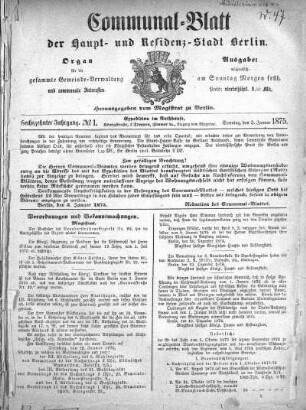 1875,1: No. 1, 3. Januar 1875