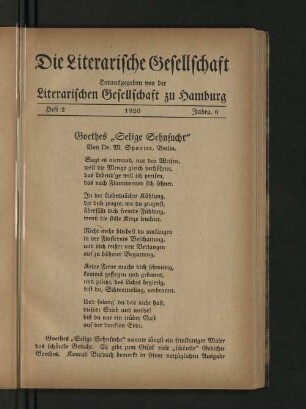 Heft 2 1920 Jahrg. 6