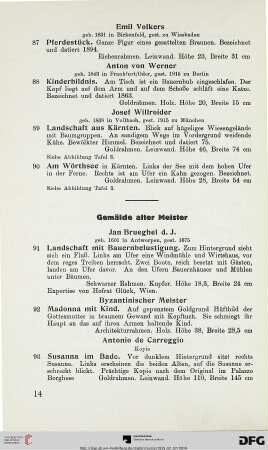 Gemälde alter Meister (Nr. 91-115)