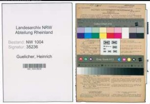 Entnazifizierung Heinrich Guelicher , geb. 17.06.1903 (Arbeiter)