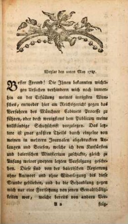 Anhang zu den Original-Schriften des Illuminaten-Ordens : welche auf höchsten Churfürstlichen Befehl zum Druck befördert worden sind