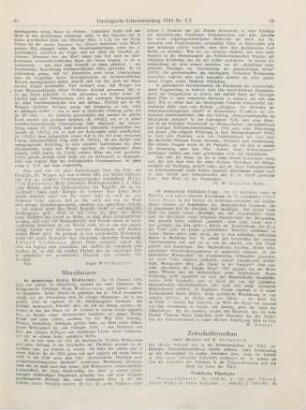 Zeitschriftenschau