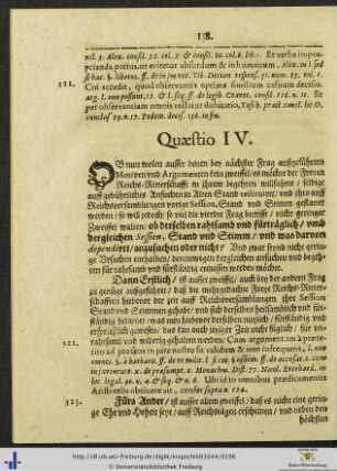 Quaestio IV