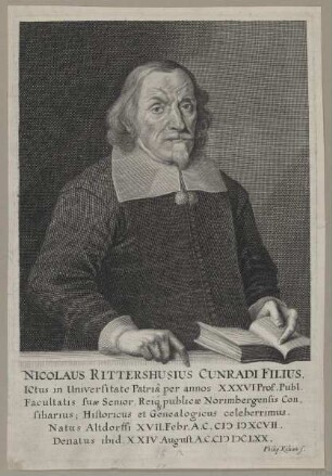 Bildnis des Nicolaus Ritterhusius