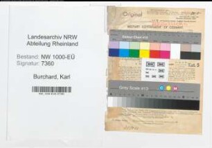 Entnazifizierung Karl Burchard, geb. 08.09.1887 (Buchhalter)