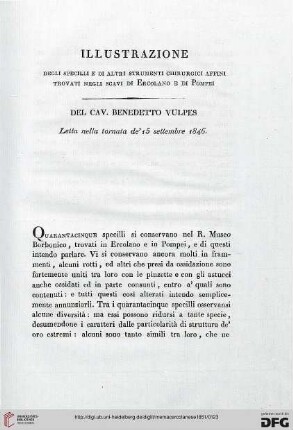 7: Illustrazione degli specilli e di altri strumenti chirurgici affini trovati negli scavi di Ercolano e di Pompei