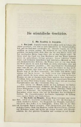 Die orientalische Geschichte