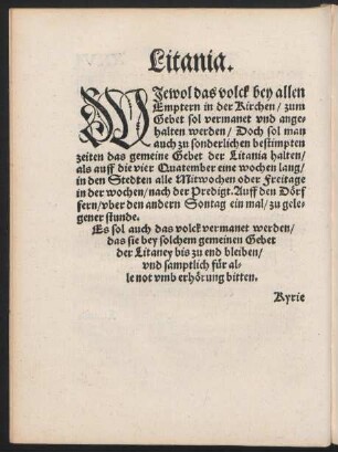 Litania.