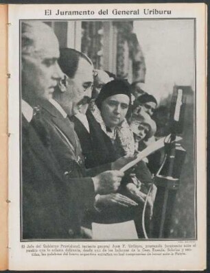El juramento del General Uriburu