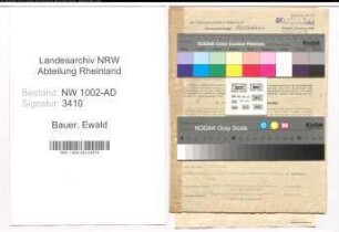 Entnazifizierung Ewald Bauer, geb. 06.04.1914 (Angestellter)