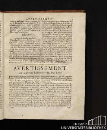 Avertissement Sur la seconde Edition de 1679. de ce Livre.
