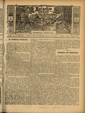 Ausgabe vom Sonntag, den 25. August 1912.