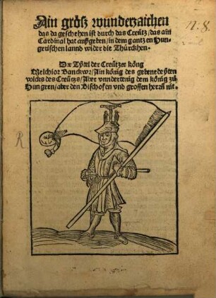 Ain groß wunderzaichen das da geschehen ist durch das Creütz, das ain Cardinal hat außgeben, in dem gantzen Hungerischen lannd wider die Thürckhen