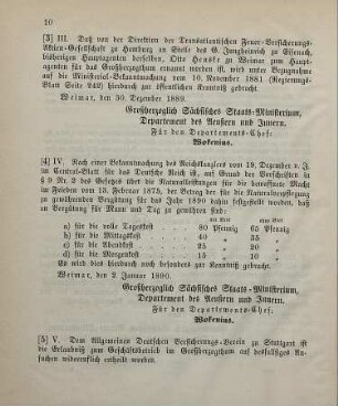 5. Ministerial-Bekanntmachung, die Ertheilung der Erlaubniß zum Geschäftsbetrieb im Großherzogthum an den Allgemeinen Deutschen Versicherungs-Verein zu Stuttgart betreffend